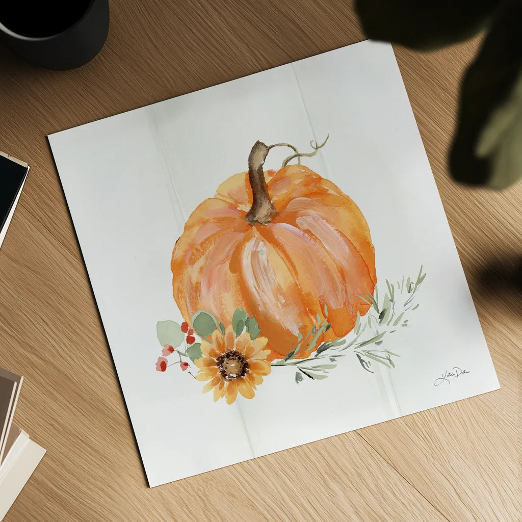 Autumn Ramble VII by Katrina Pete. Shown as a detailed flat fine art print, highlighting archival giclee quality. Available as an archival giclee rolled canvas, fine art paper, or poster print. SKU 78918a.