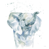 Baby Elephant by Katrina Pete. SKU 66162a. Archival Giclee Fine art print for wall decor.