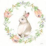 Blooming Bunnies II by Katrina Pete. SKU 84606a. Archival Giclee Fine art print for wall decor.