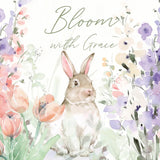 Blooming Bunnies III by Katrina Pete. SKU 84607a. Archival Giclee Fine art print for wall decor.