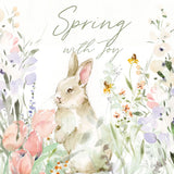 Blooming Bunnies IV by Katrina Pete. SKU 84608a. Archival Giclee Fine art print for wall decor.