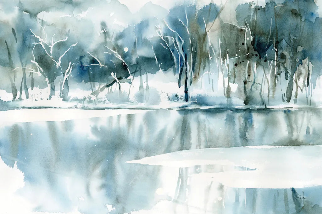 Blue Reflections by Katrina Pete. SKU 67439i. Archival Giclee Fine art print for wall decor.