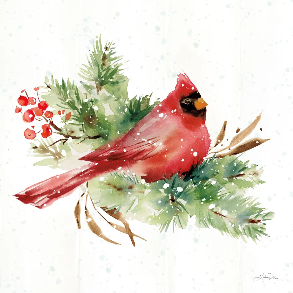 Celebrate the Season I by Katrina Pete. SKU 82241a. Archival Giclee Fine art print for wall decor.