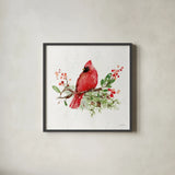 Celebrate the Season II by Katrina Pete. Shown in a sleek black glass frame for a contemporary gallery look. Available as an archival giclee rolled canvas, fine art paper, or poster print. SKU 82242a.