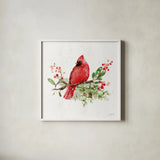 Celebrate the Season II by Katrina Pete. Shown in a crisp white glass frame for a clean and minimalist style. Available as an archival giclee rolled canvas, fine art paper, or poster print. SKU 82242a.