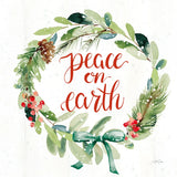 Celebrate the Season Wreath II by Katrina Pete. SKU 82247a. Archival Giclee Fine art print for wall decor.