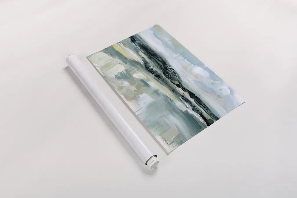 Clouds at Hilltop by Katrina Pete. shown as a rolled paper print. Available as archival giclee rolled canvas, fine art paper, or poster print. SKU 73249i.