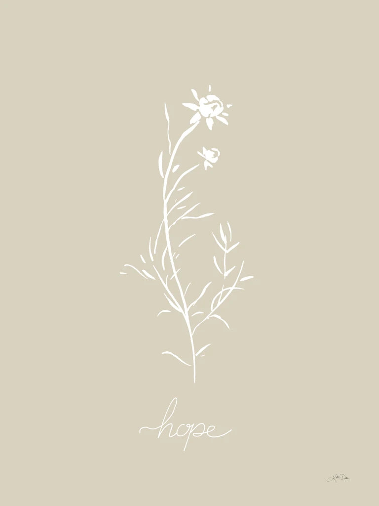 Delicate Wildflowers I by Katrina Pete
