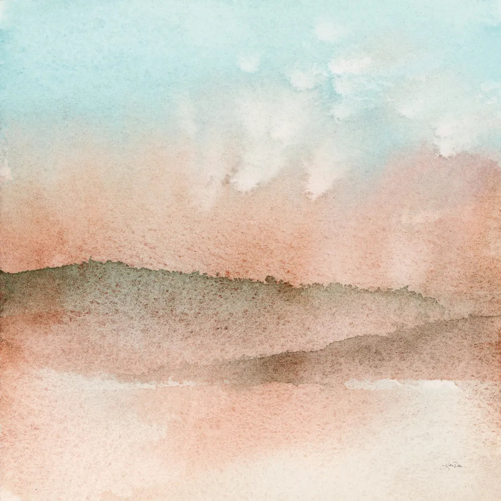 Desert Landscape I by Katrina Pete. SKU 65945a. Archival Giclee Fine art print for wall decor.