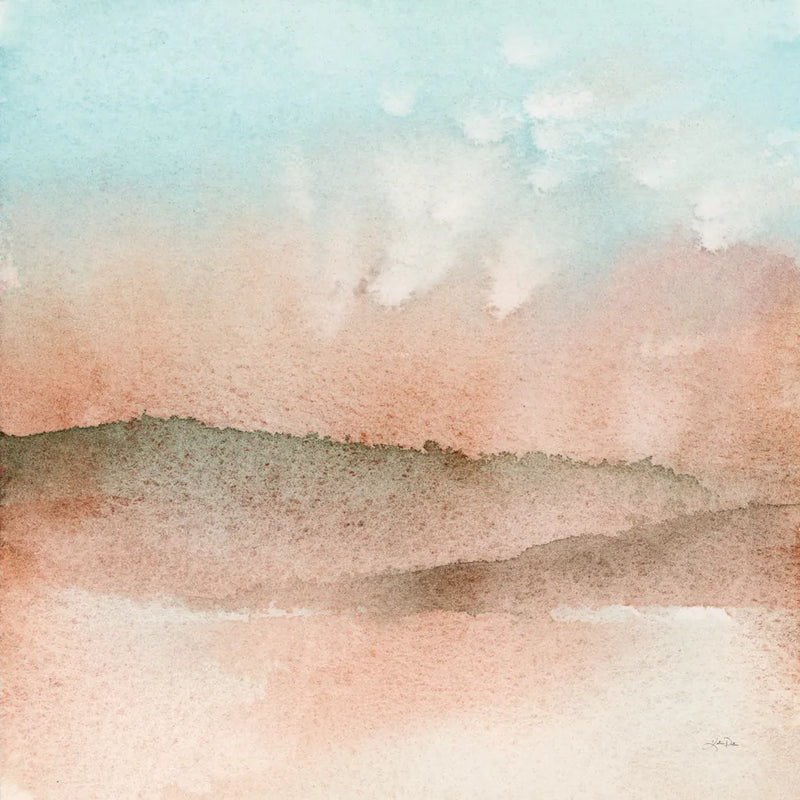 Desert Landscape I by Katrina Pete. SKU 65945a. Archival Giclee Fine art print for wall decor.