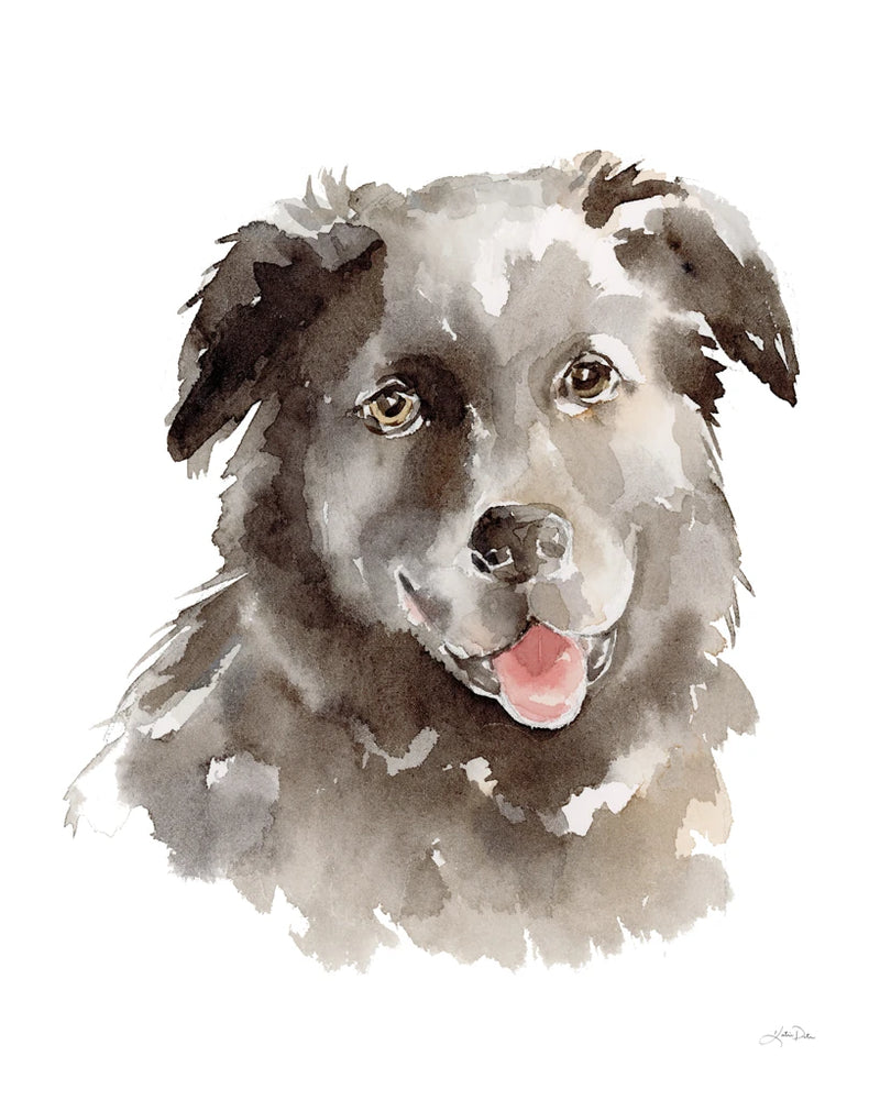 Dog Portrait I by Katrina Pete