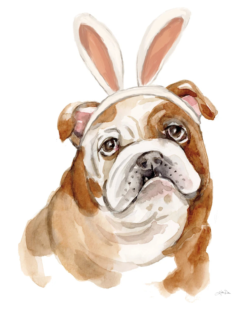 Easter Bulldog by Katrina Pete