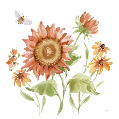 Fall Cottage Garden III by Katrina Pete. SKU 100351a. Archival Giclee Fine art print for wall decor.