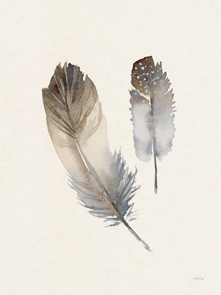 Falling Feathers I by Katrina Pete
