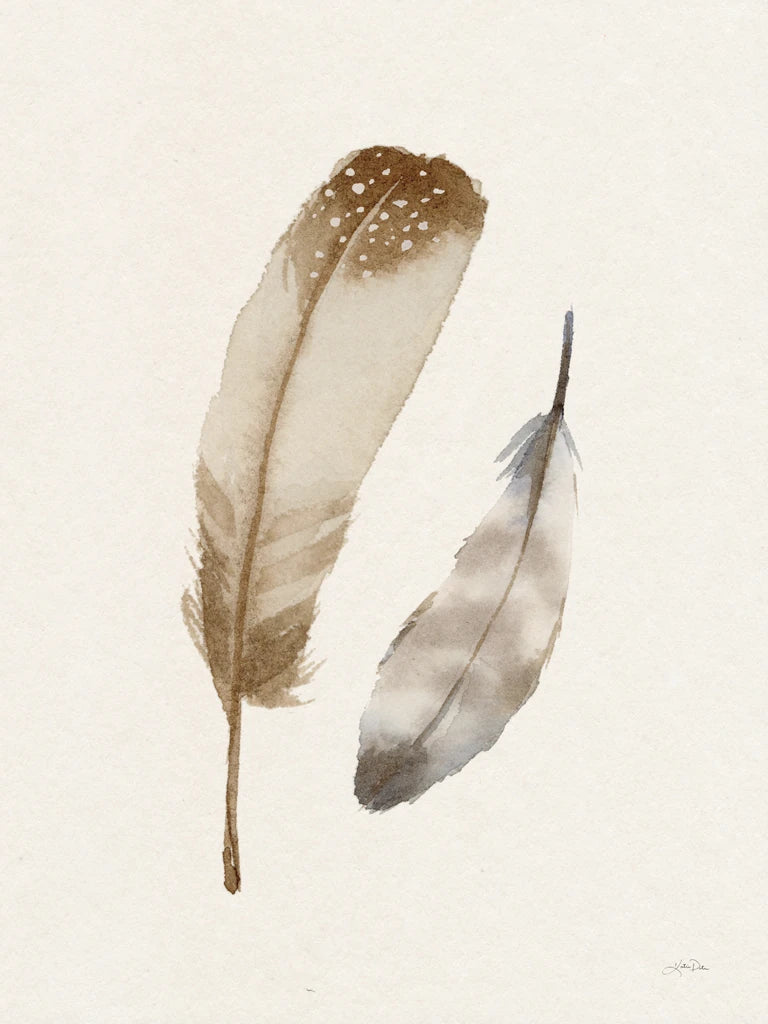 Falling Feathers III by Katrina Pete