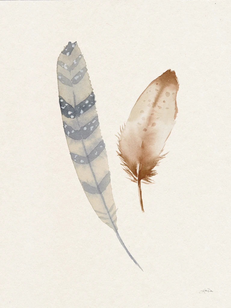 Falling Feathers IV by Katrina Pete