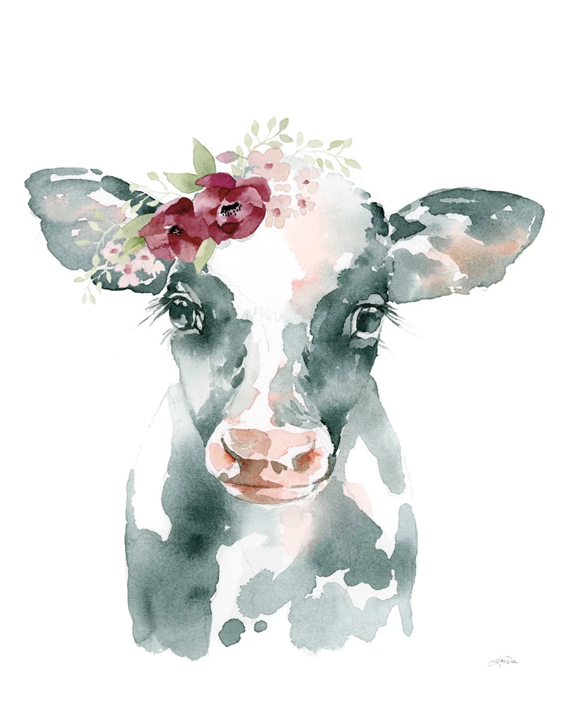 Floral Cow by Katrina Pete