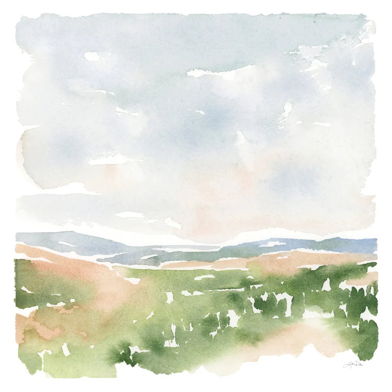 Gentle Landscape I by Katrina Pete. SKU 67126a. Archival Giclee Fine art print for wall decor.