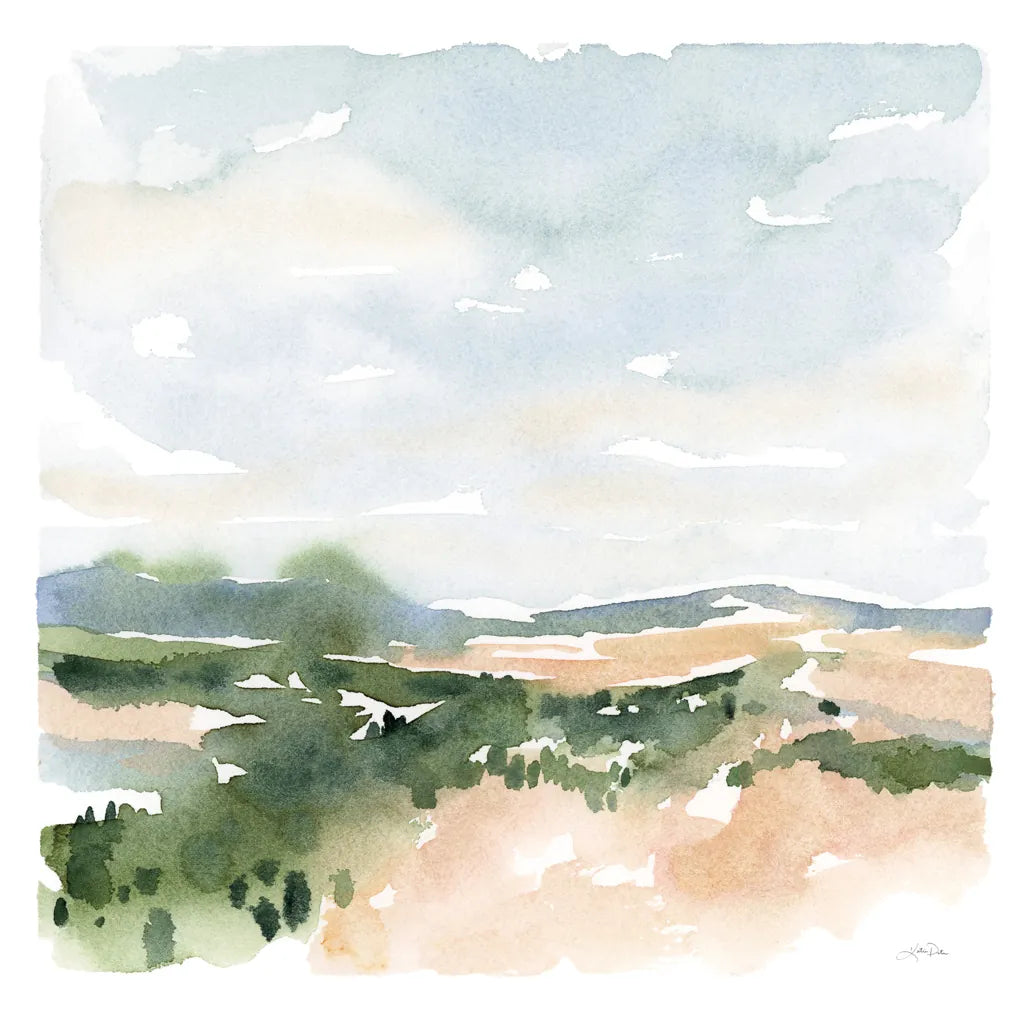 Gentle Landscape II by Katrina Pete. SKU 67127a. Archival Giclee Fine art print for wall decor.