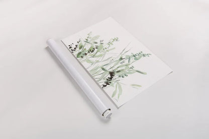 Grasses I by Katrina Pete. shown as a rolled paper print. Available as archival giclee rolled canvas, fine art paper, or poster print. SKU 77778i.