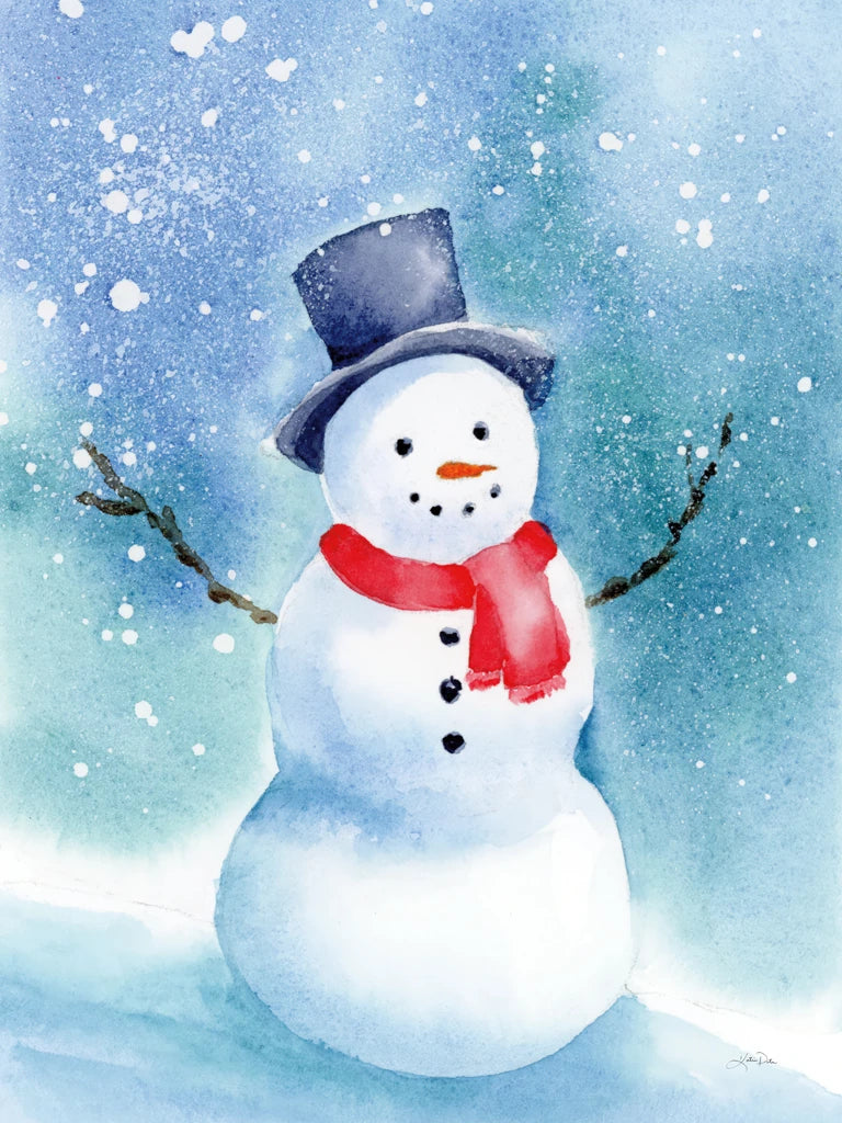 Happy Snowman by Katrina Pete