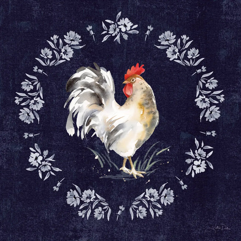 Home to Roost I by Katrina Pete. SKU 85169a. Archival Giclee Fine art print for wall decor.
