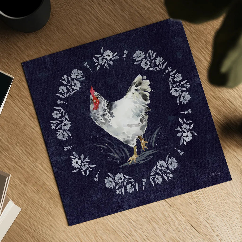 Home to Roost II by Katrina Pete. Shown as a detailed flat fine art print, highlighting archival giclee quality. Available as an archival giclee rolled canvas, fine art paper, or poster print. SKU 85170a.