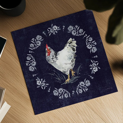 Home to Roost II by Katrina Pete. Shown as a detailed flat fine art print, highlighting archival giclee quality. Available as an archival giclee rolled canvas, fine art paper, or poster print. SKU 85170a.