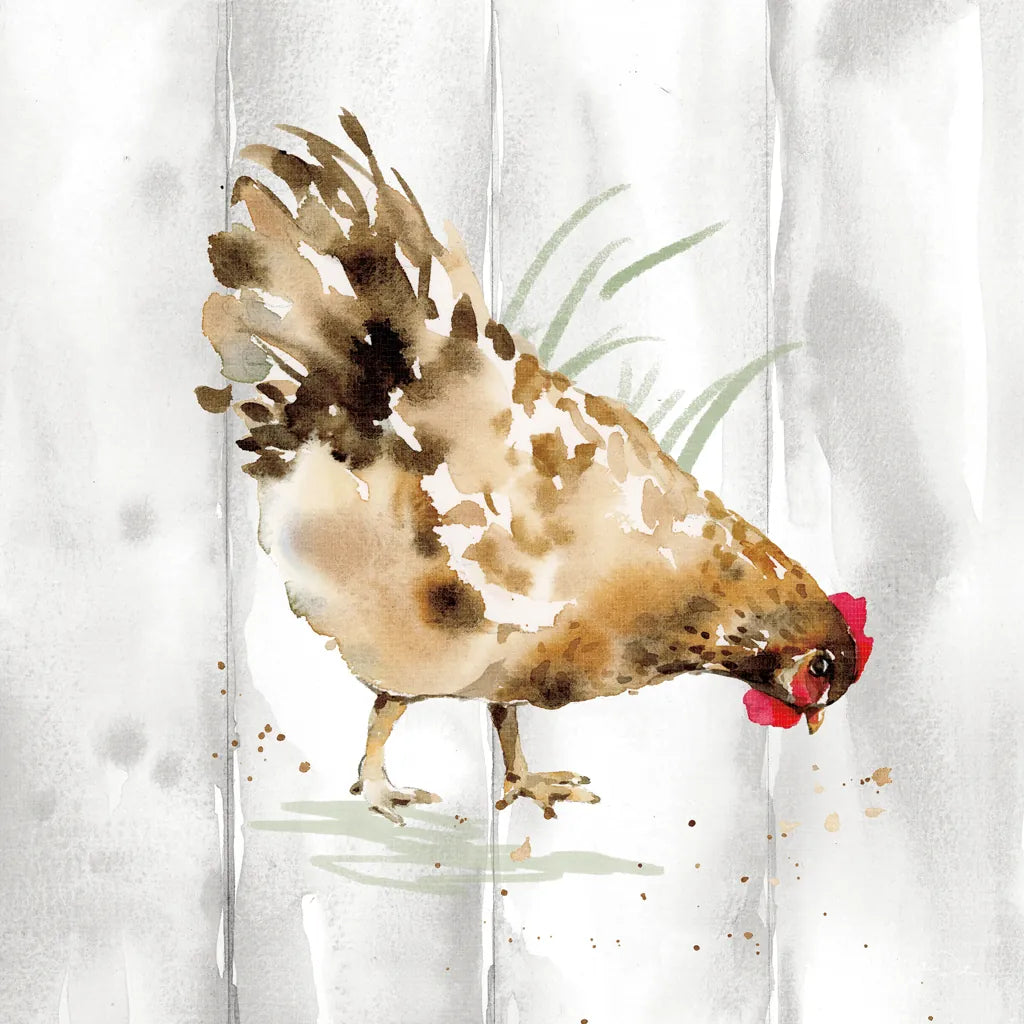 Home to Roost III Barn Board by Katrina Pete. SKU 85563a. Archival Giclee Fine art print for wall decor.