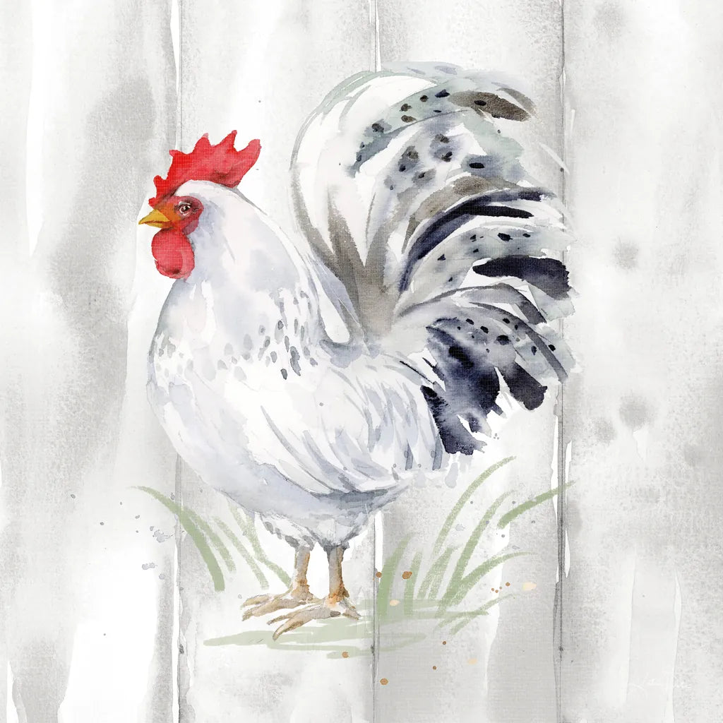 Home to Roost IV Barn Board by Katrina Pete. SKU 85564a. Archival Giclee Fine art print for wall decor.