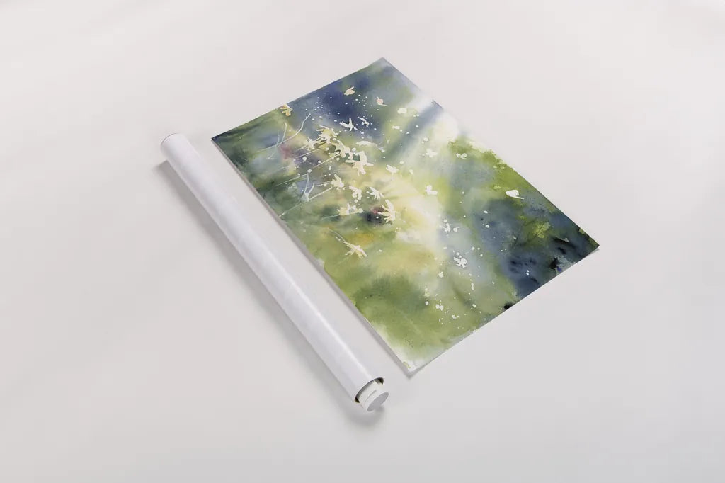 Landscape Light by Katrina Pete. shown as a rolled paper print. Available as archival giclee rolled canvas, fine art paper, or poster print. SKU 65973i.