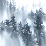 Misty Forest I by Katrina Pete. SKU 65947a. Archival Giclee Fine art print for wall decor.