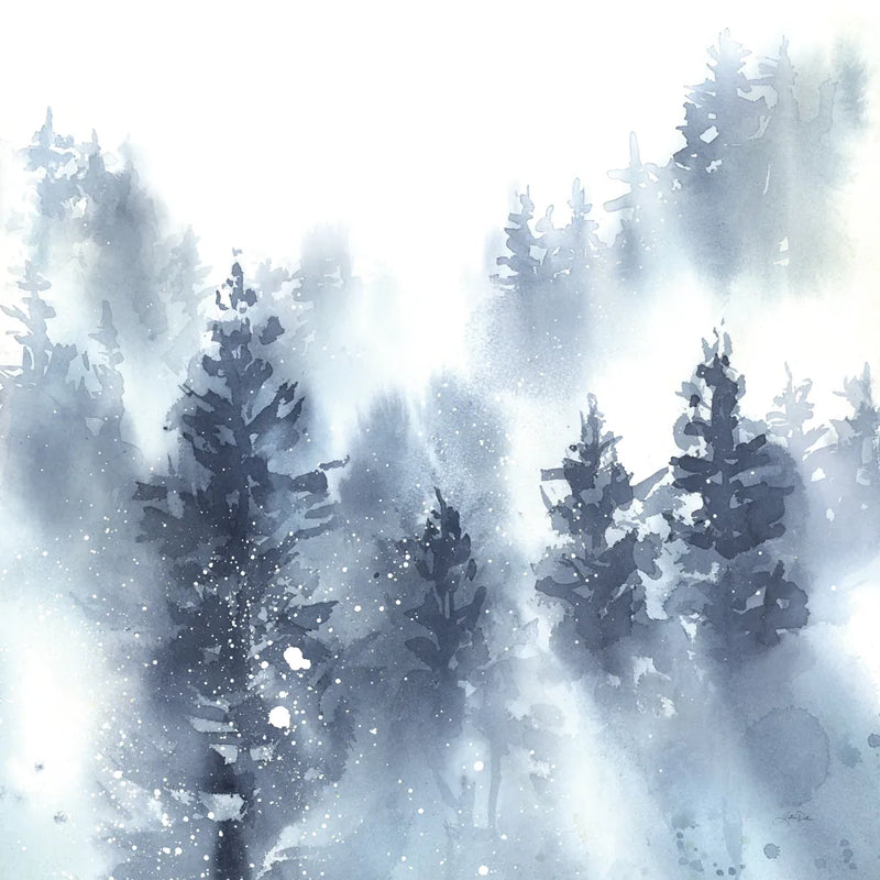 Misty Forest II by Katrina Pete. SKU 65948a. Archival Giclee Fine art print for wall decor.