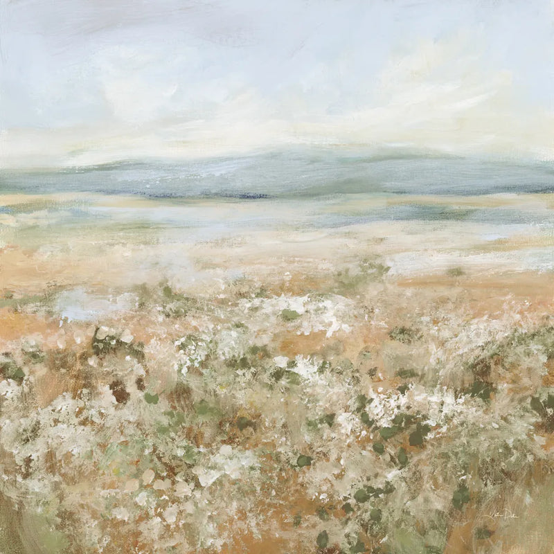 Neutral Meadow by Katrina Pete. SKU 95654a. Archival Giclee Fine art print for wall decor.