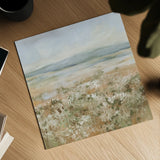 Neutral Meadow by Katrina Pete. Shown as a detailed flat fine art print, highlighting archival giclee quality. Available as an archival giclee rolled canvas, fine art paper, or poster print. SKU 95654a.