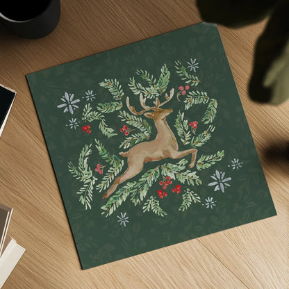 Nordic Winter I by Katrina Pete. Shown as a detailed flat fine art print, highlighting archival giclee quality. Available as an archival giclee rolled canvas, fine art paper, or poster print. SKU 98727a.