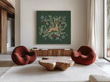 Nordic Winter I by Katrina Pete. Shown as extra-large giant wall art in a modern living room. Available as an archival giclee rolled canvas, fine art paper, or poster print. SKU 98727a.