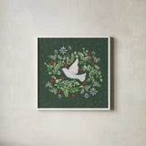 Nordic Winter IV by Katrina Pete. Shown in a crisp white glass frame for a clean and minimalist style. Available as an archival giclee rolled canvas, fine art paper, or poster print. SKU 98730a.
