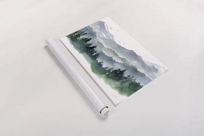 Northwest II by Katrina Pete. shown as a rolled paper print. Available as archival giclee rolled canvas, fine art paper, or poster print. SKU 85723i.