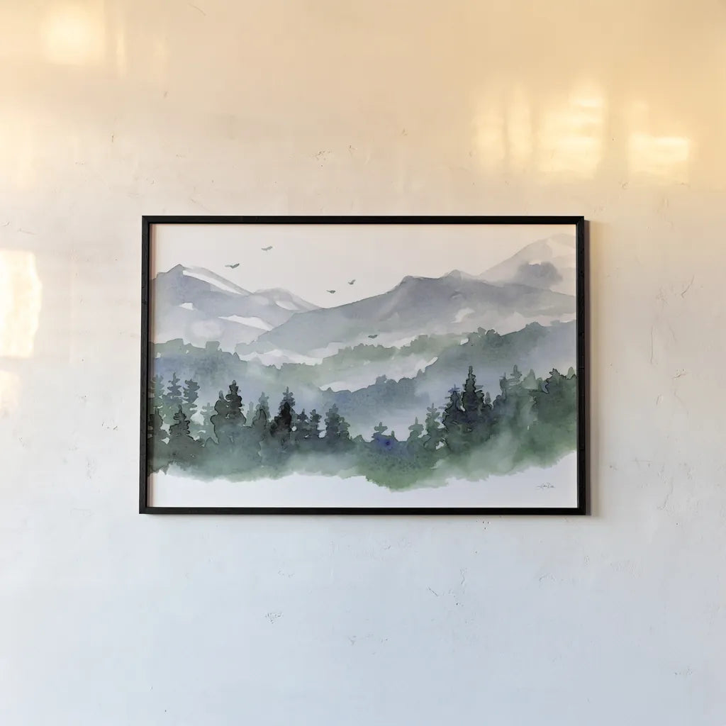 Northwest II by Katrina Pete. shown as a paper print in a black flame. Available as a archival giclee rolled canvas, fine art paper, or poster print. SKU 85723i.