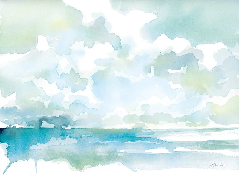 Ocean Dreaming Pale Blue by Katrina Pete