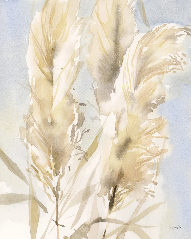 Pampas Grasses II by Katrina Pete