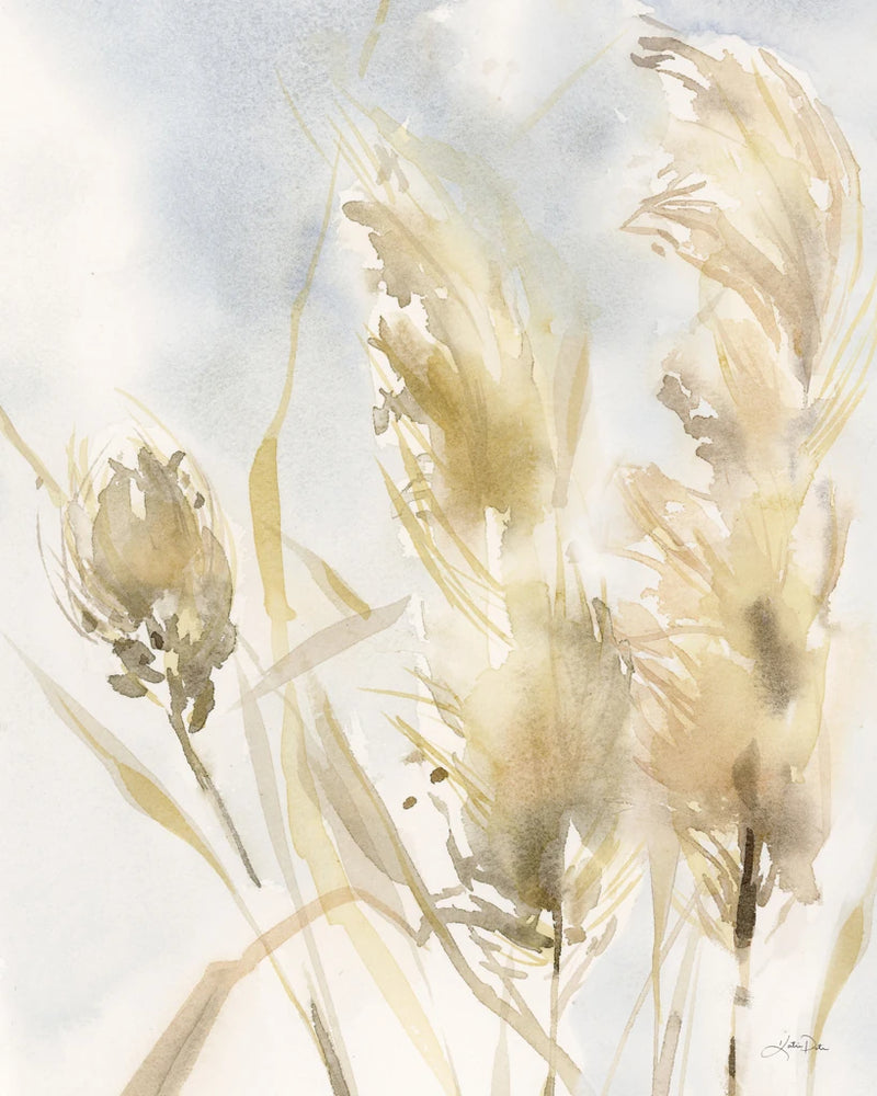 Pampas Grasses III by Katrina Pete