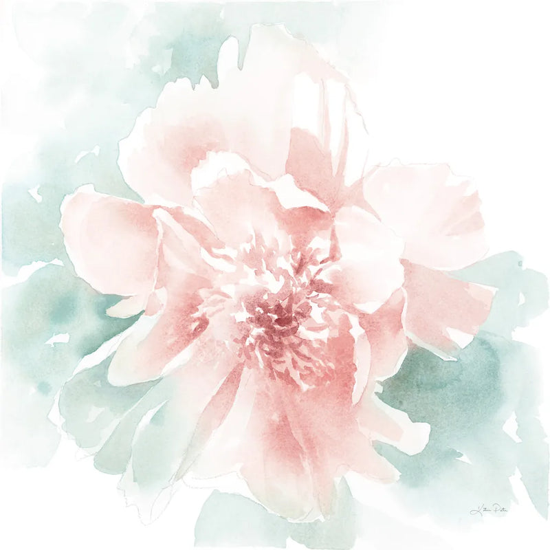 Poetic Blooming II Pink by Katrina Pete. SKU 71084a. Archival Giclee Fine art print for wall decor.