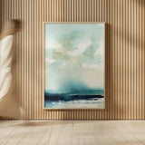 Seascape by Katrina Pete. shown as over sized large wall art. Available as an archival giclee rolled canvas, fine art paper, or poster print. SKU 65951h.
