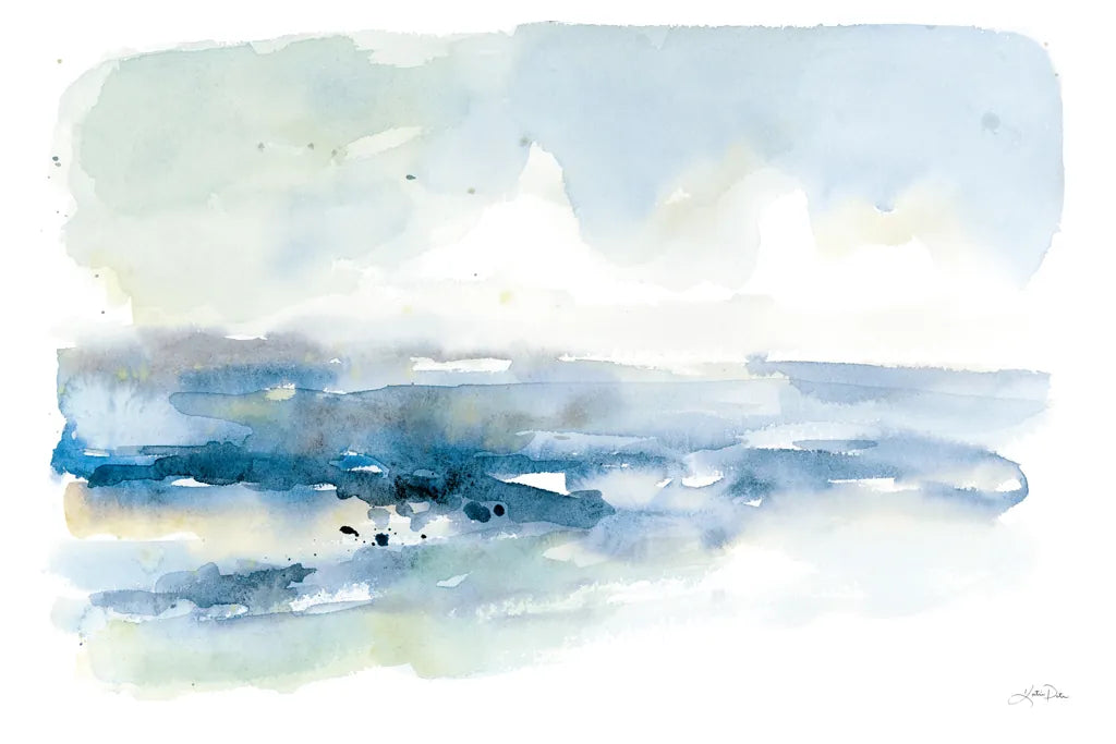 Shoreline Blues I by Katrina Pete. SKU 72736i. Archival Giclee Fine art print for wall decor.