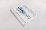 Shoreline Blues I by Katrina Pete. shown as a rolled paper print. Available as archival giclee rolled canvas, fine art paper, or poster print. SKU 72736i.