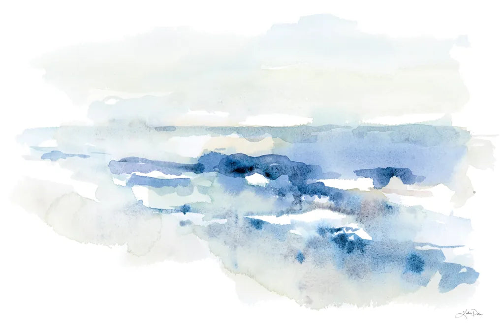 Shoreline Blues II by Katrina Pete. SKU 72737i. Archival Giclee Fine art print for wall decor.