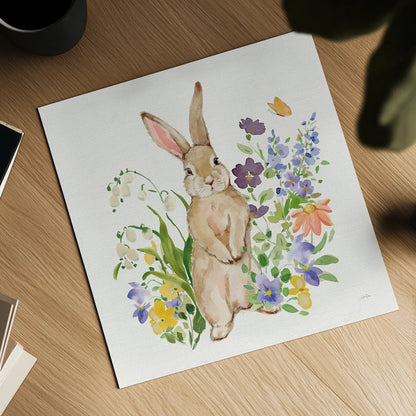 Spring Celebration II by Katrina Pete. Shown as a detailed flat fine art print, highlighting archival giclee quality. Available as an archival giclee rolled canvas, fine art paper, or poster print. SKU 97415a.