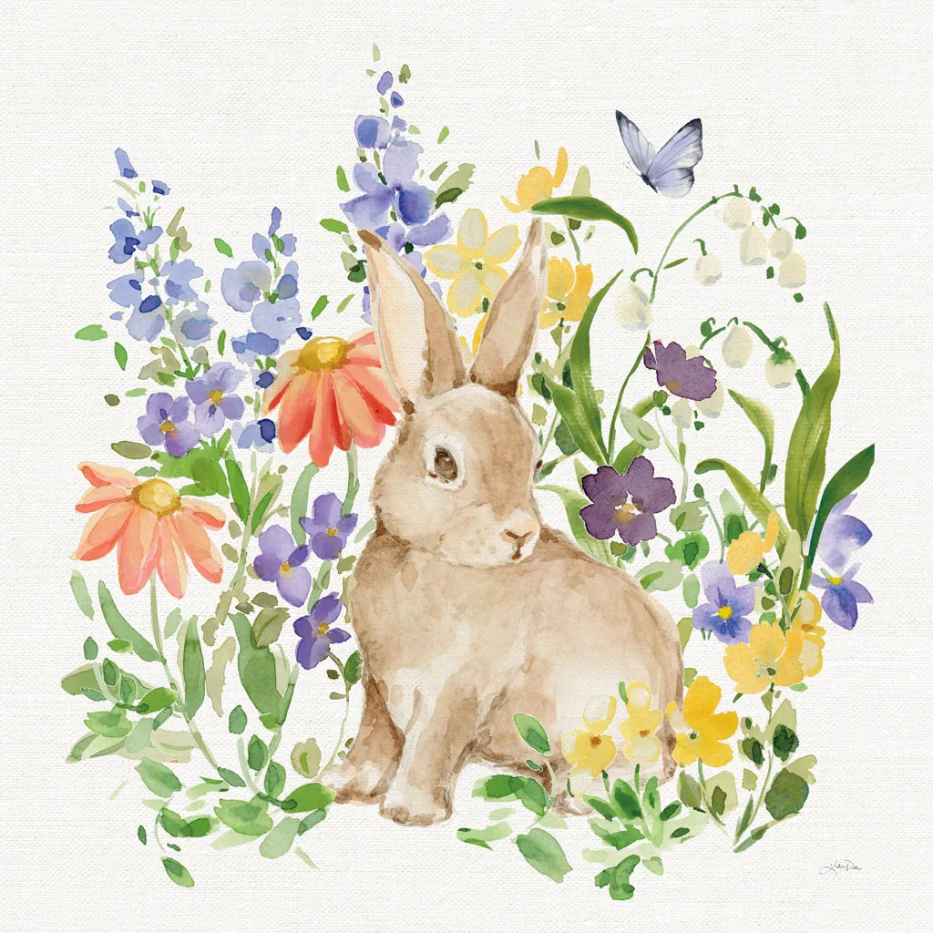 Spring Celebration IV by Katrina Pete. SKU 97417a. Archival Giclee Fine art print for wall decor.